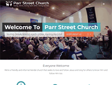 Tablet Screenshot of parrstchurch.org